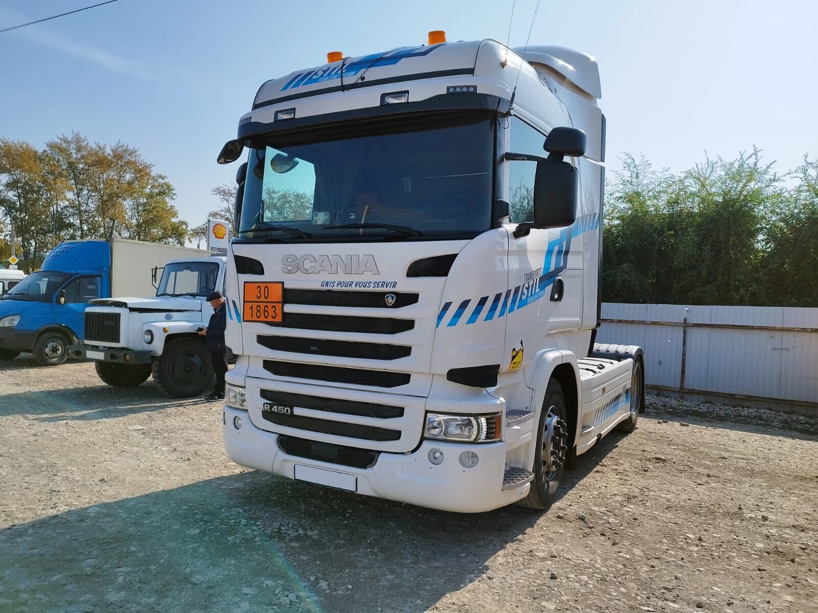 SCANIA R450 Переоборудование в транспортное средство EX/III, FL.